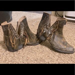 Circle G Genuine Leather Booties